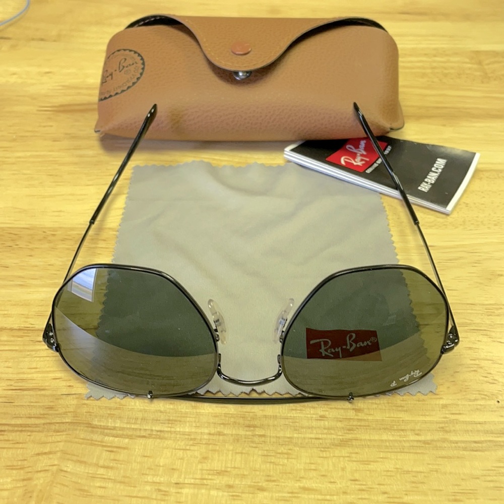Like new RayBan “The Marshal” polarized sunglasses